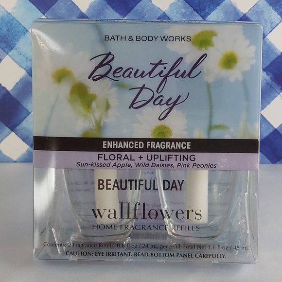 BATH & BODY WORKS WALLFLOWERS REFILL 'BEAUTIFUL DAY' 2-PIECE SET - Picture 8 of 16